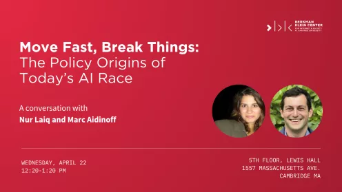 Move Fast, Break Things: The Policy Origins of Today’s AI Race